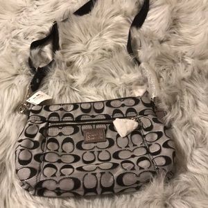 Coach grey and Black bag